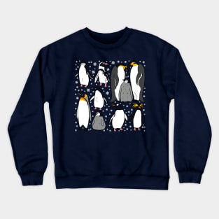 Penguins cute illustration Crewneck Sweatshirt